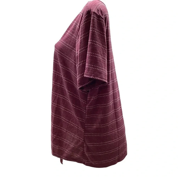 NY Collection Crop Front Tie Top Size 3X New With Tags - Picture 4 of 7